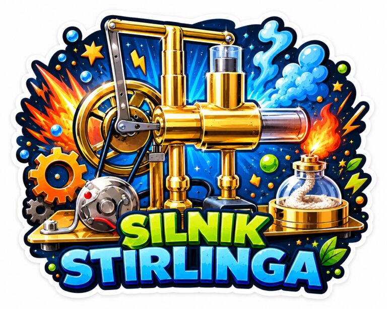 ⚙️ Silnik Stirlinga 🔥🔁✨