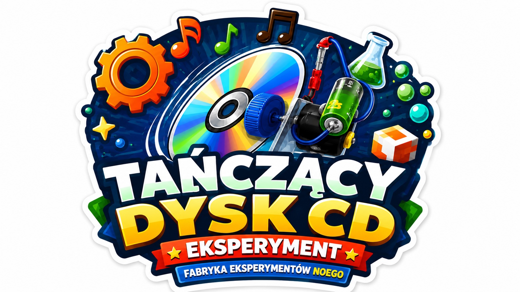 💿 Eksperyment „Tańczący dysk CD” 🕺✨