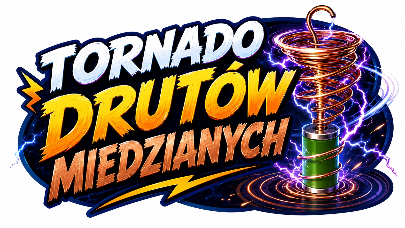 🌪️ Tornado drutów miedzianych 🧲⚡🔌